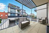 Maisonette mit Dachterrasse, Whirlpool &amp; Panoramablick - Ihr Penthouse-Traum mit Garagenplatz und Massmöbel in Hollabrunn!