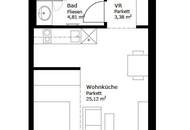 | AB SOFORT | 1 ZIMMER | ASPERNSTRASSE U2 | NEUBAU | SMARTES WOHNEN | BALKON