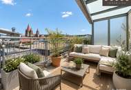 DACHGESCHOSSWOHNUNG MIT TRAUMHAFTER TERRASSE | EXKLUSIV SANIERTE MAISONETTE-WOHNUNG | HOCHWERTIGE TISCHLERKÜCHE