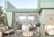 UP IN THE SKY: Weitblick über Wien - Penthouse mit Dachterrasse und Outdoor-Küche