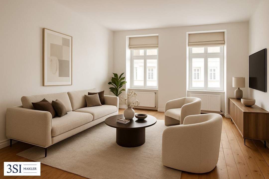 Charmante Altbauwohnung in gepflegtem Zustand – 2-Zimmer-Wohntraum