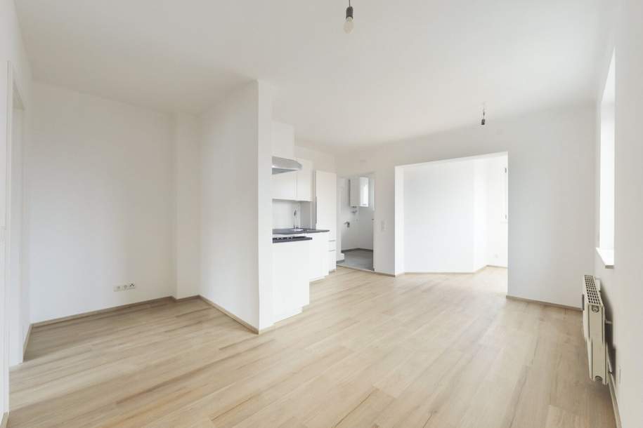 Renovierte 2-Zimmer-Wohnung mit neuer Einbauküche in zentraler Lage von Hausmannstätten, Wohnung-miete, 553,00,€, 8071 Graz-Umgebung