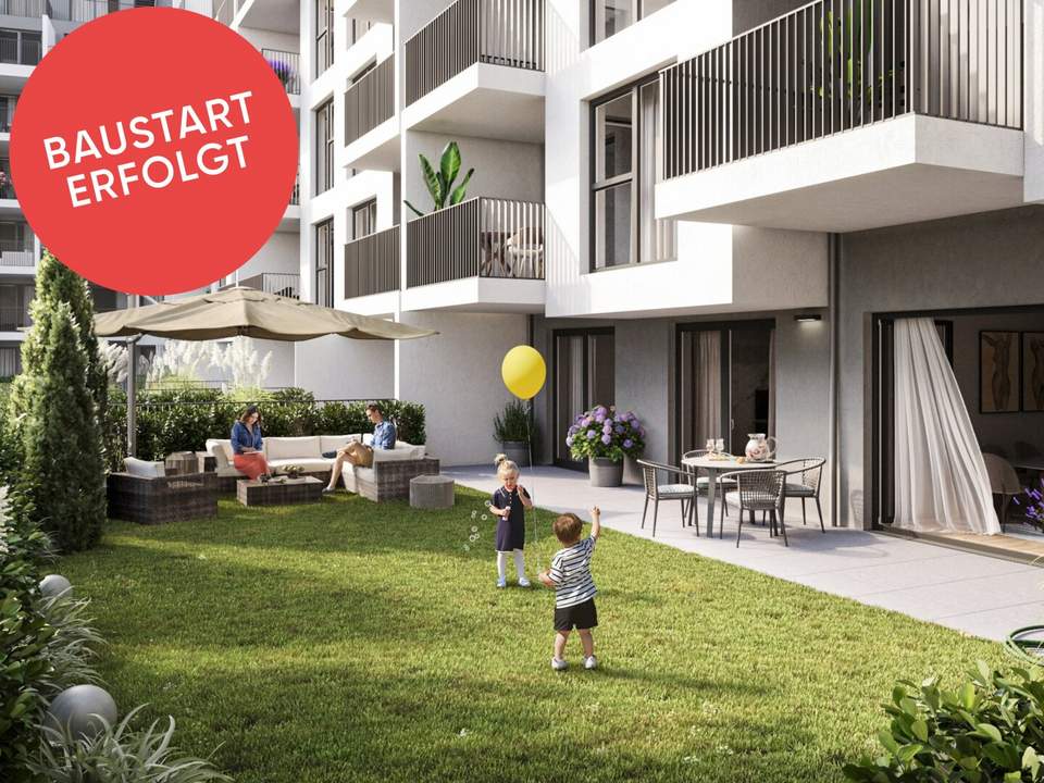 EIN ZUHAUSE FÜR DREI: NEUBAU-GARTENWOHNUNGEN MIT KOMFORT UND FREIRAUM