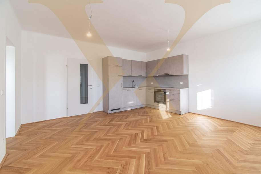 ERSTBEZUG nach Sanierung! Tolle 3-Zimmer-Wohnung mit voll ausgestatteter Küche im Zentrum von Linz zu vermieten!, Wohnung-miete, 1.109,35,€, 4020 Linz(Stadt)