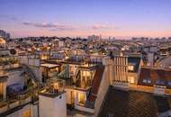 360° CITY VIEW - STYLISCHE DACHGESCHOSSMAISONETTE MIT TERRASSE UND DACHTERRASSE NÄHE 1.BEZIRK / WIEN MITTE / U3 / U4 / ROCHUSMARKT / URANIA