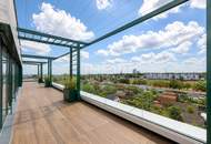 Exklusives Penthouse mit 90m2 Panoramaterrasse: Provisionsfrei: Wohnung + Büro mit luxuriöser Ausstattung