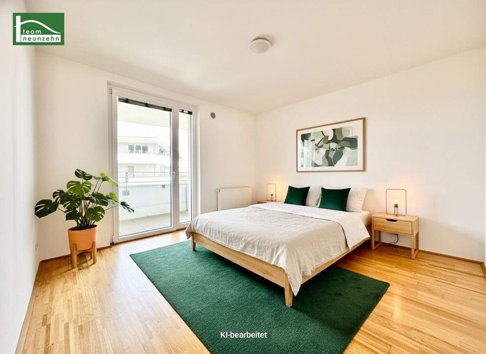 Wohnen im Grünen - Tolle 2-Zimmer-Wohnung mit weitläufigen Balkon!