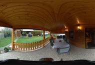 Winterblues günstiges Kleingarten Haus + Pool + Grillplatz + Garten