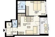 SÜSSE 2-ZIMMERWOHUNG MIT SÜDLOGGIA