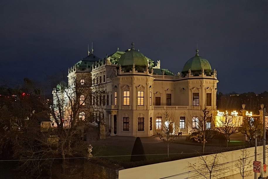 Luxuriöse 3-Zimmer-Wohnung mit Balkon und unvergleichlichem Blick auf Schloss Belvedere und Stephansdom, Wohnung-kauf, 849.000,€, 1040 Wien 4., Wieden