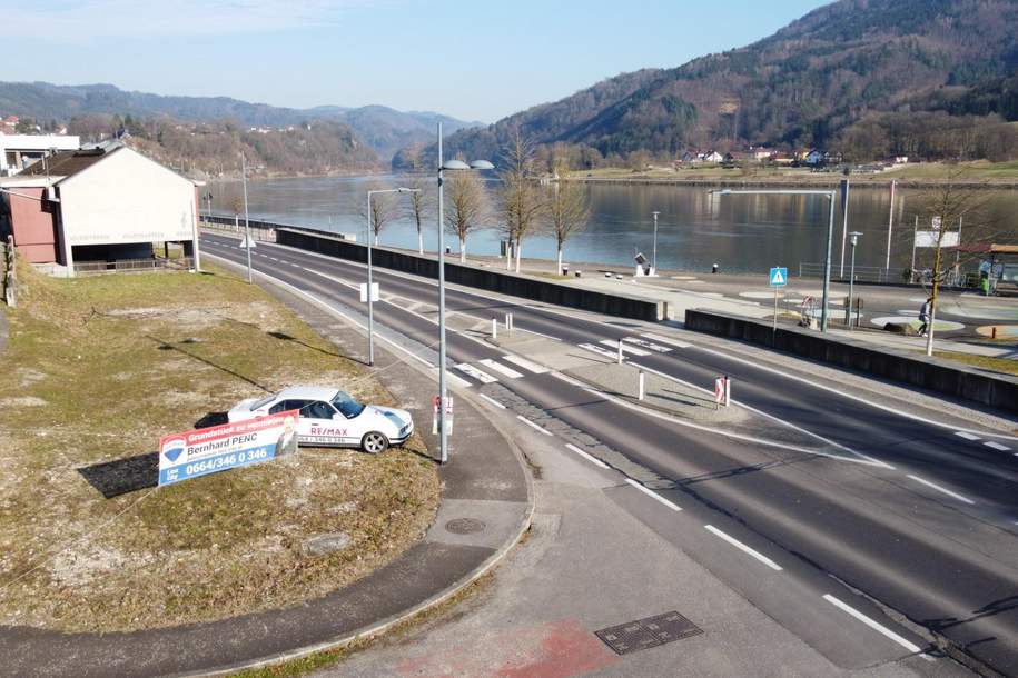 *reserviert* Gewerbegrundstück mitten in Grein mit Donaublick zu mieten!!, Grund und Boden-miete, 1.200,00,€, 4360 Perg