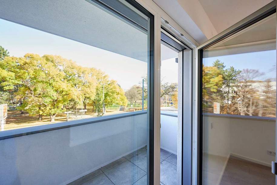 Naturnah & stilvoll – 2-Zimmer-Balkonwohnung mit Parkblick nahe der Donau! ERSTBEZUG!, Wohnung-kauf, 239.900,€, 1220 Wien 22., Donaustadt