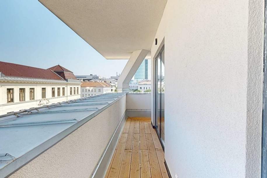 Modernes Wohnen - Weitblick im DG mit Loggia nahe Millennium City, Wohnung-kauf, 334.000,€, 1200 Wien 22., Donaustadt