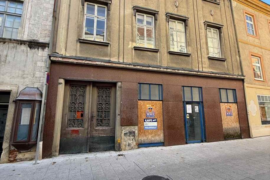 IN BESTER KREMSER INNENSTADTLAGE - BESTANDSFREIES ZINSHAUS!!, Gewerbeobjekt-kauf, 3500 Krems an der Donau(Stadt)