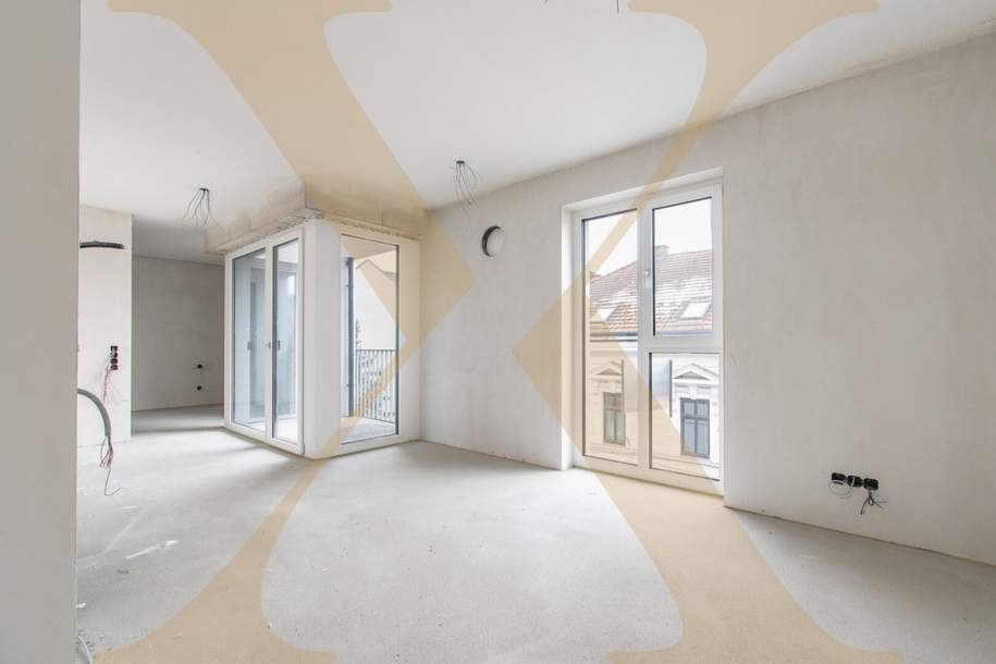 NEUBAU! Ideale 2-Zimmer-Starterwohnung mit Loggia in Urfahr-Zentrum zu verkaufen!, Wohnung-kauf, 289.000,€, 4040 Linz(Stadt)