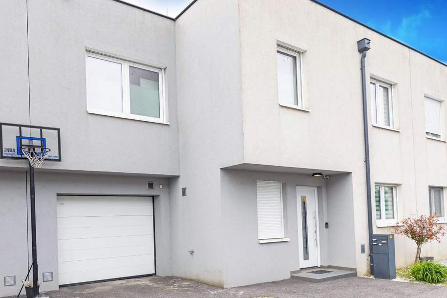Modernes Reihenhaus: Smarthome, Garage, 4 Schlafzimmer, 2 Bäder (VB), Haus-kauf, 477.000,€, 2432 Bruck an der Leitha