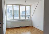 VIKTORGASSE, TERRASSENHIT, 77 m2 Dachgeschoß mit 55 m2 Terrasse, 2 Zimmer, Wohnküche, Wannenbad, Parketten, U1-Nähe
