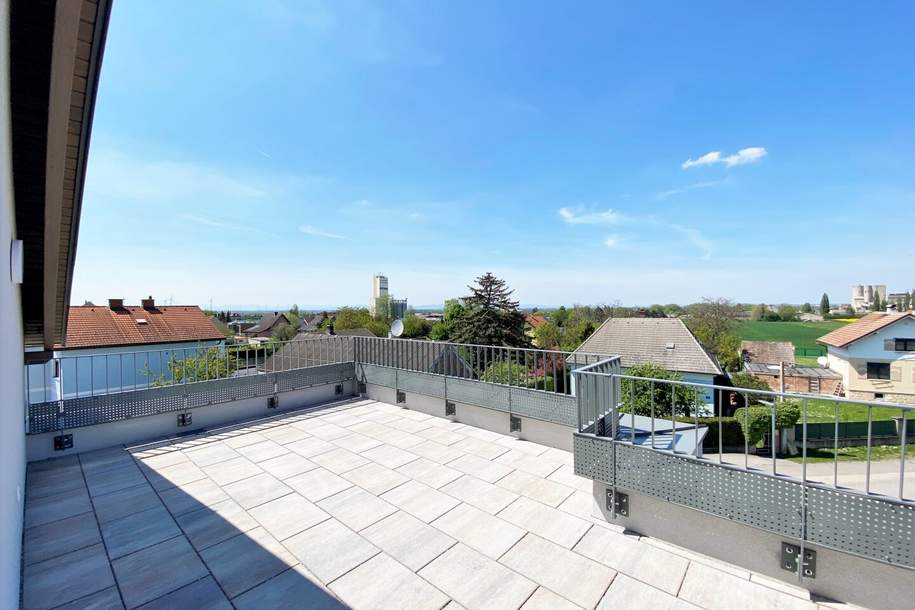 NEUBAU - Erstbezug | Penthouse | 4 Zimmer mit Terrasse | Schlüsselfertige Ausführung | Zentralheizung: Luftwärmepumpe | Neugasse, Wohnung-miete, 1.598,00,€, 2452 Bruck an der Leitha