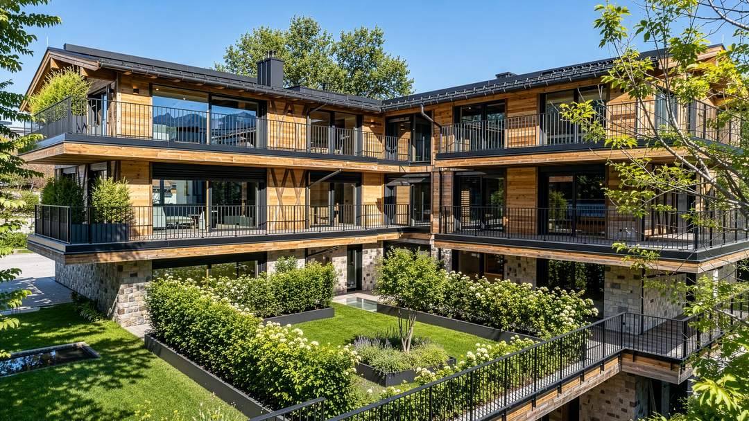 Elegante Erdgeschossmaisonette nahe dem Skilift