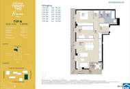 Erstbezug – 3-Zi.-Wohnung mit Rooftop Pool &amp; Sauna