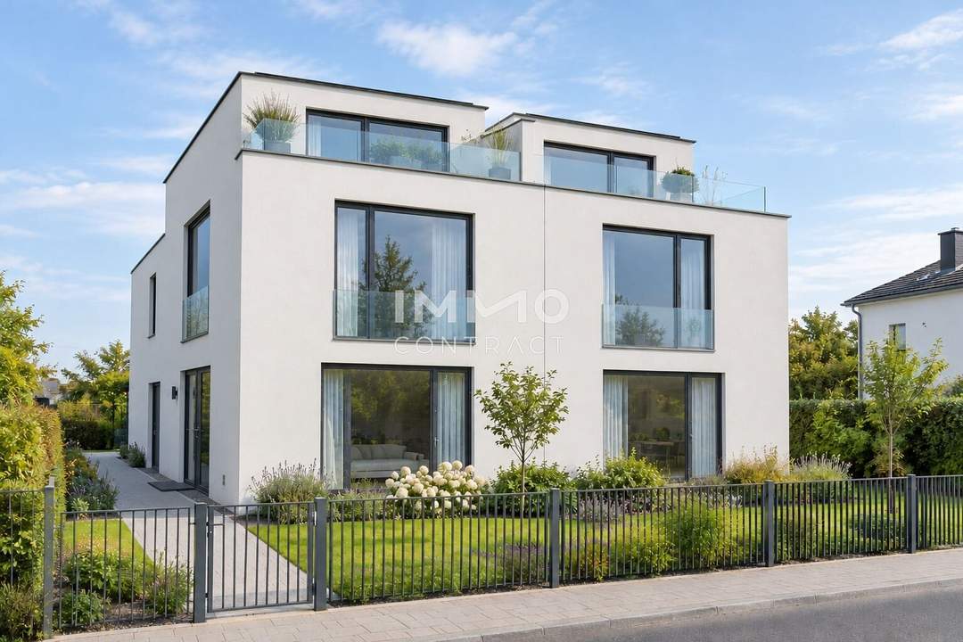 WOHNTRAUM MIT DACHTERRASSE – Modernes 5-Zimmer-Doppelhaus mit Eigengarten
