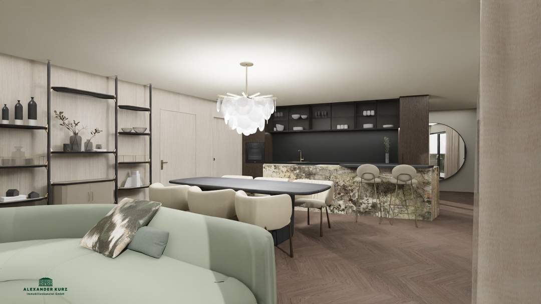 Exklusive Neubauwohnung mit Garten in Top-Lage