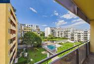 Lichtdurchflutetes Studioapartment mit Loggia, Garagenplatz und Swimmingpool
