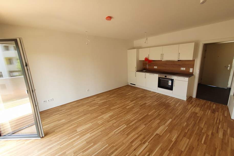 Geförderte Neubauwohnung mit Balkon, Wohnung-miete, 505,03,€, 8054 Graz(Stadt)