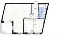 Moderne 3 Zimmer Wohnung ++ große Loggia ++ Gym ++ 7.OG