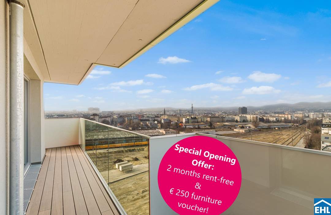 Special Opening Offer: 2 months rent-free & € 250 furniture voucher!