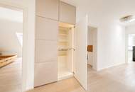 Privatsphäre in Zentrumslage | lichtdurchflutetes Dachgeschoss | 37m² Terrasse mit herrlichem Weitblick über die Donau und ins Weinviertel | Heizen & Kühlen mit eigener Luftwärmepumpe | 2 Tiefgaragenplätze