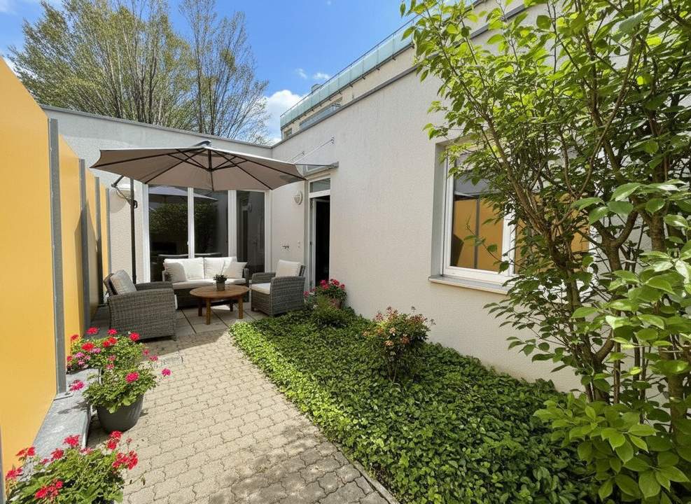 1160! "Bungalowähnliche" 2-Zimmer Gartenwohnung mit Terrasse!