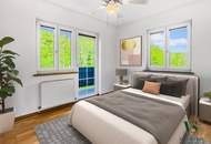 Drei Balkone, viel Licht, viel Ruhe – stilvolles Wohnen im Wienerwald