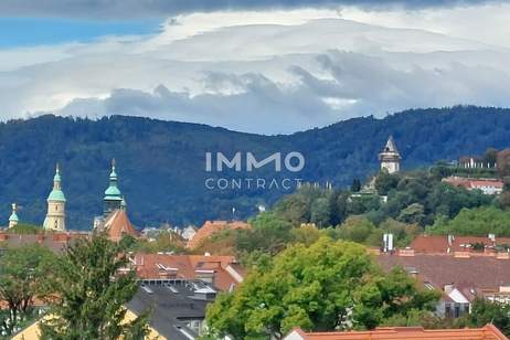 HERZ-JESU-VIERTEL HELLE 2-ZIMMERWOHNUNG IM LETZTEN STOCK MIT SCHÖNEM AUSBLICK + PARKPLATZ, Wohnung-miete, 875,00,€, 8010 Graz(Stadt)