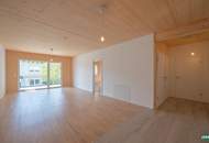 Moderne Wohnhausanlage: Westbalkon, Parkplatz optional