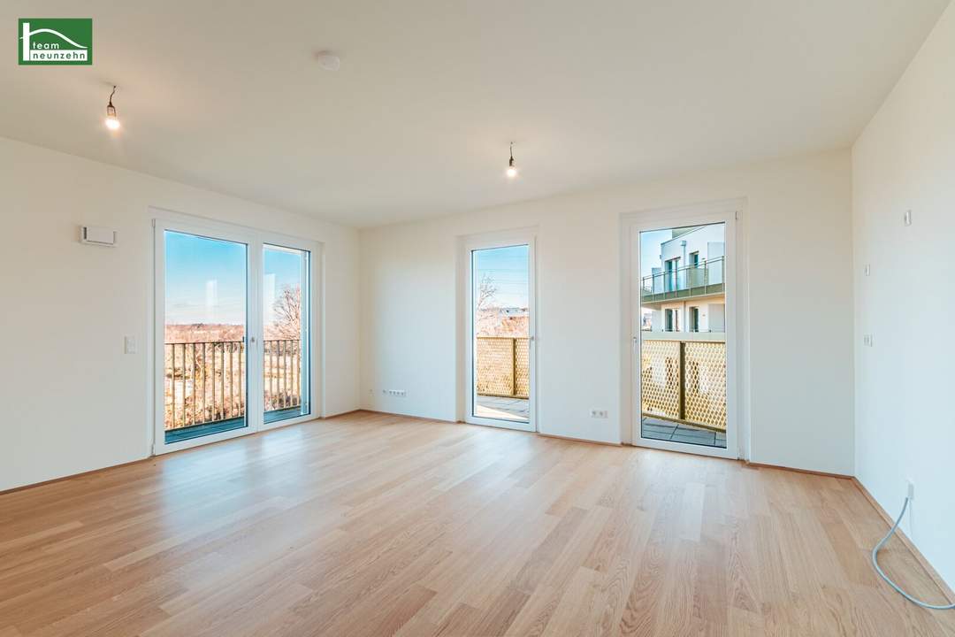 Platz für die gesamte Familie - 5.Zimmer im Erstbezugs-Neubau mit Terrasse in begehrter Lage zum Top-Preis - Geothermie-Heizung