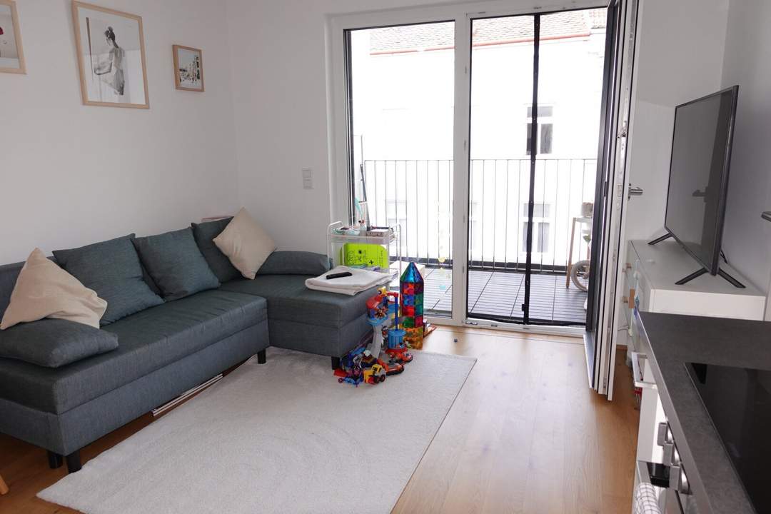 LOGGIA 2 Zimmer-Neubauwohnung mit IDEALER Aufteilung - Nahe U6 Thaliastraße