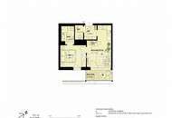 Provisionsfrei! Clever geschnittene 2-Zimmer mit Terrasse – ruhig &amp; hell