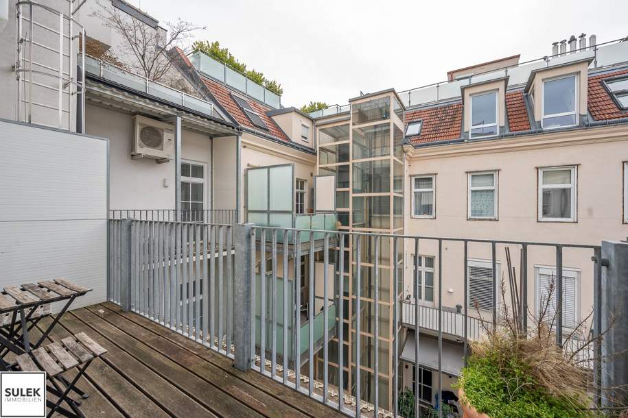 Ab 15.7.26: ruhig gelegene und modern ausgestattete Altbau-Wohnung mit hofseitiger Loggia, Wohnung-miete, 2.328,55,€, 1090 Wien 9., Alsergrund