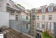 Ab 15.7.26: ruhig gelegene und modern ausgestattete Altbau-Wohnung mit hofseitiger Loggia