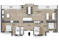 ++ TRAUM mit WIEN-BLICK ++ Exklusive DREI Zimmer mit grandioser Dachterrasse