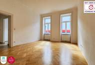 Lichtdurchflutete 2-Zimmer-Wohnung in klassischem Gründerzeithaus, 2020 kernsaniert