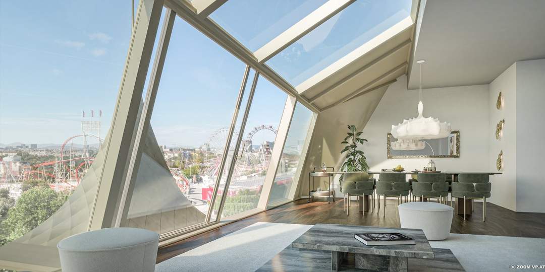 MAISON 29 - L'art de vivre | Sonnige Südwohnung im 1. Dachgeschoß mit Blick über den Prater!