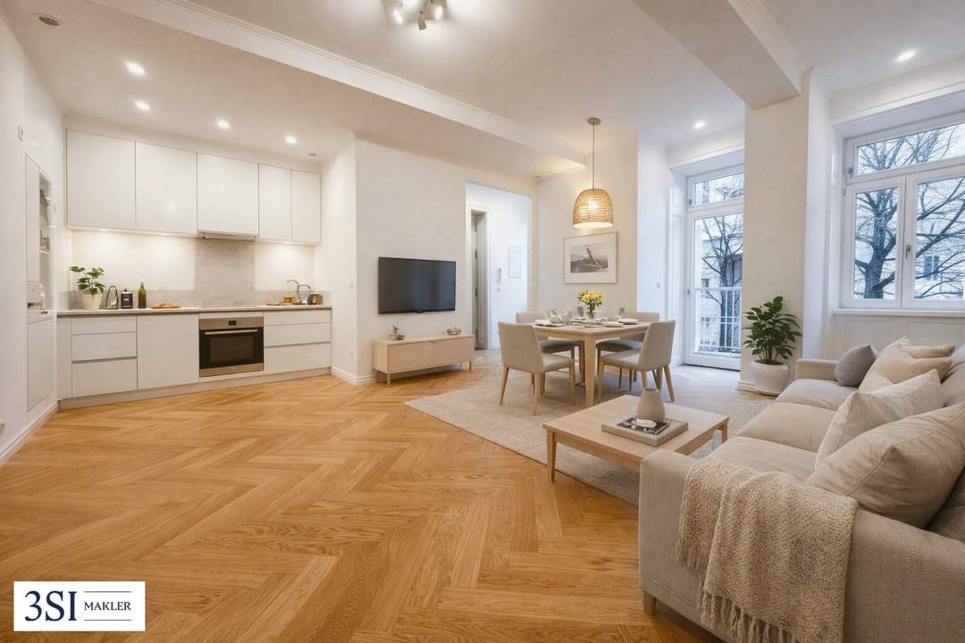 Stilvoller Erstbezug: Großzügige 4-Zimmer-Wohnung mit privater Freifläche