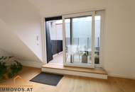 Zentral im 9.: 22 m2 privates Sonnendeck + 3 Zimmer-Dachgeschoß ERSTBEZUG + Klima + Lift