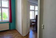 Charmante Altbauwohnung mit zwei Balkonen im Herzen des 5.Bezirks (zweiter Stock ohne Lift)