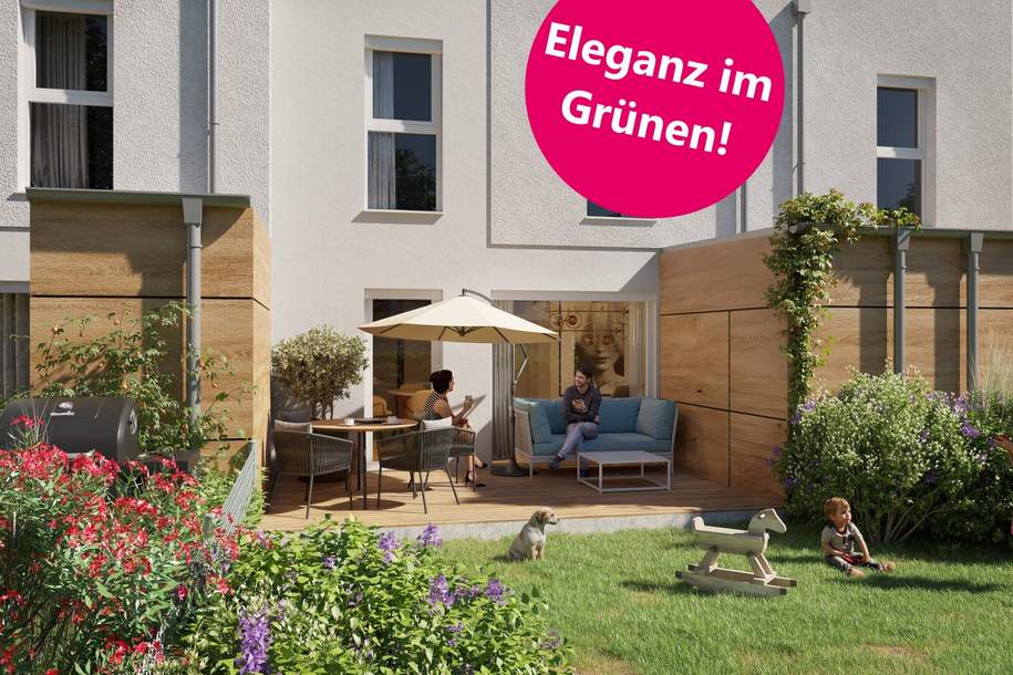 Traumhafte Ausblicke: Reihenhäuser mit Gärten und Terrassen in der Josefstadt, Haus-kauf, 480.000,€, 2700 Wiener Neustadt(Stadt)