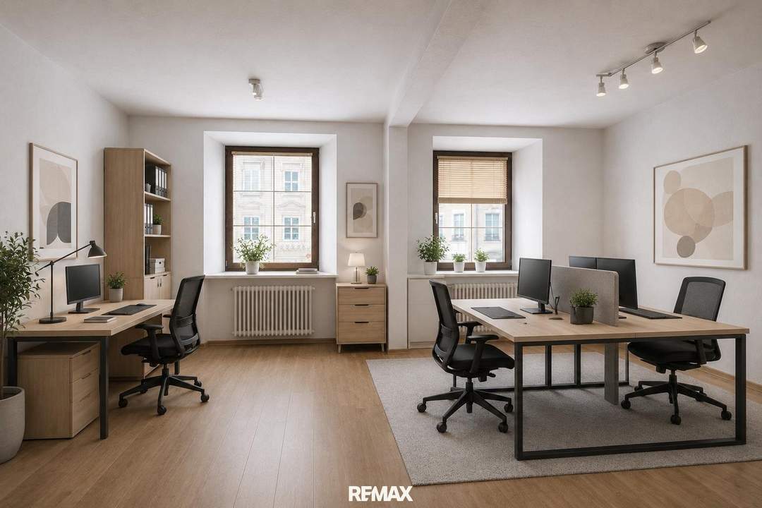 TOP Gelegenheit: Einzel- oder Gemeinschafts-Büro oder -Praxisräume - am Marktplatz in Lambach