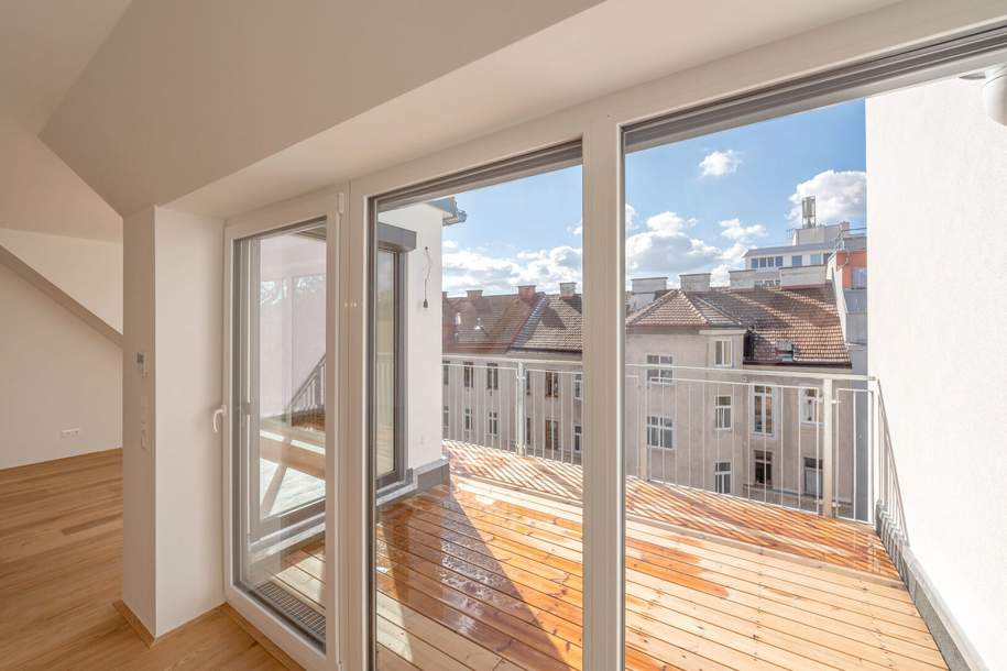 ++FonteFlats++ Außergewöhnlicher 4-Zimmer Dachgeschoss-ERSTBEZUG mit großartiger Dachterrasse, Wohnung-kauf, 799.000,€, 1100 Wien 10., Favoriten