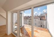 ++FonteFlats++ Außergewöhnlicher 4-Zimmer Dachgeschoss-ERSTBEZUG mit großartiger Dachterrasse